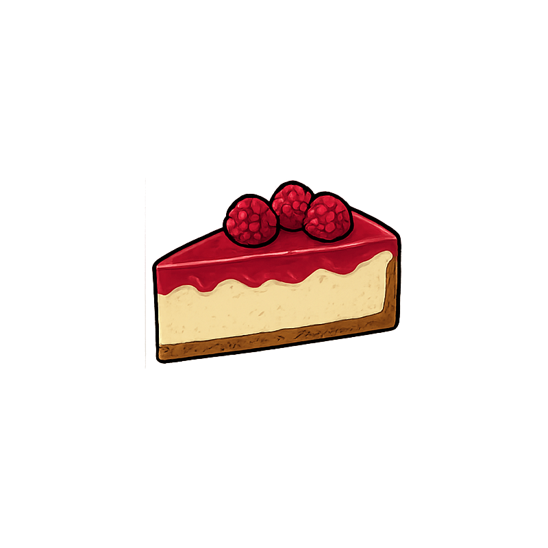 cheesecake z malinami