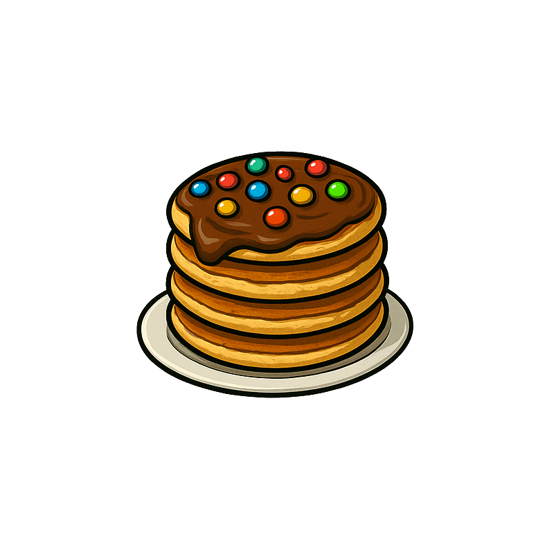 Pancakes M&M's Baby