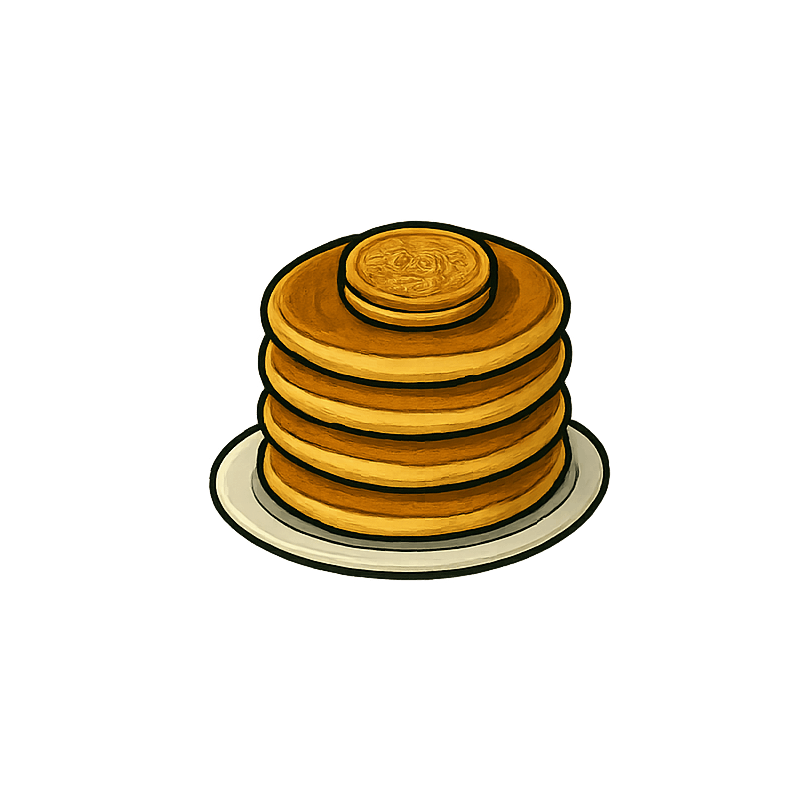 Pancakes oreo golden