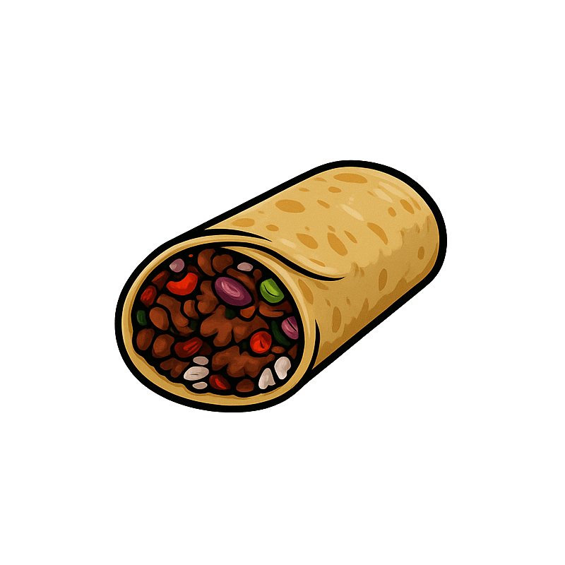 Burrito z wołowiną