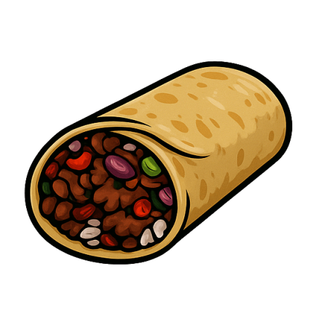 Burrito z wołowiną