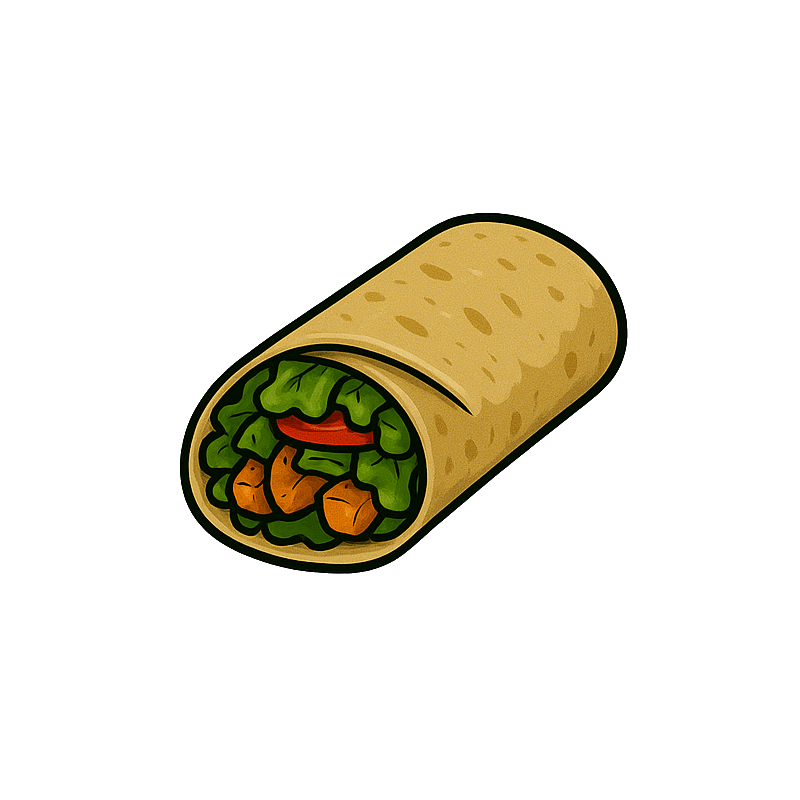 Wrap z kurczakiem